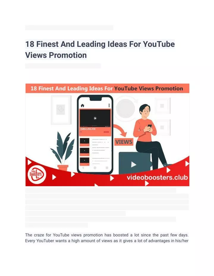 18 finest and leading ideas for youtube views