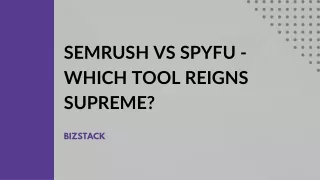 SEMrush vs SpyFu - Which Tool Reigns Supreme?