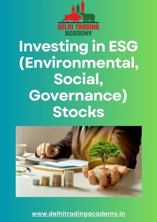 Investing in ESG (Environmental, Social, Governance) Stocks