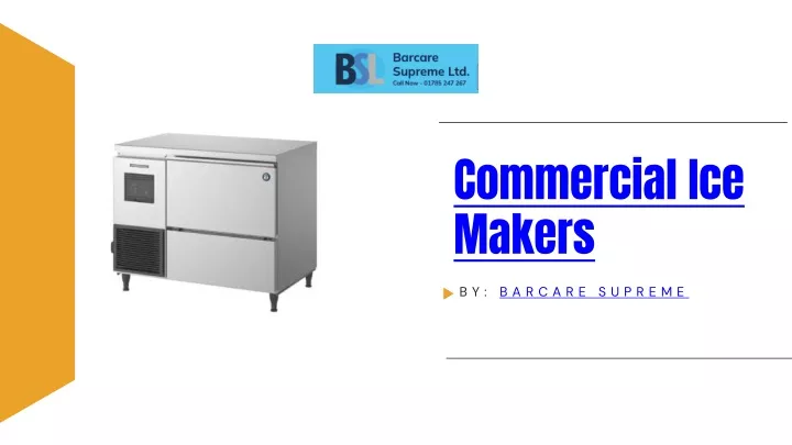 commercial ice makers