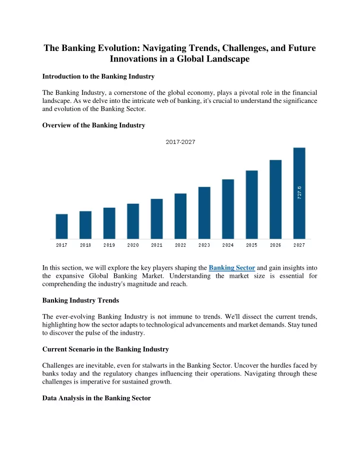 the banking evolution navigating trends