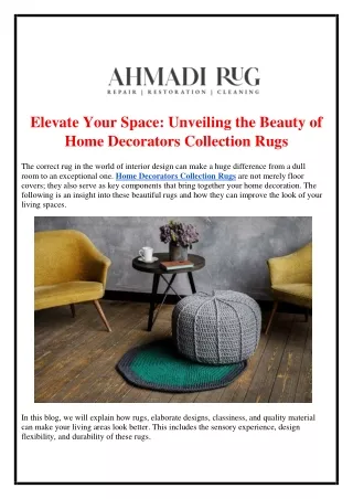 Elevate Your Space: Unveiling the Beauty of Home Decorators Collection Rugs