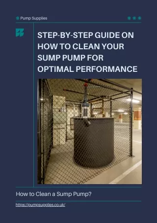 Step-by-Step Guide on How to Clean Your Sump Pump for Optimal Performance