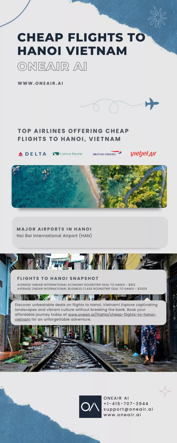 cheap flights to hanoi vietnam oneair ai