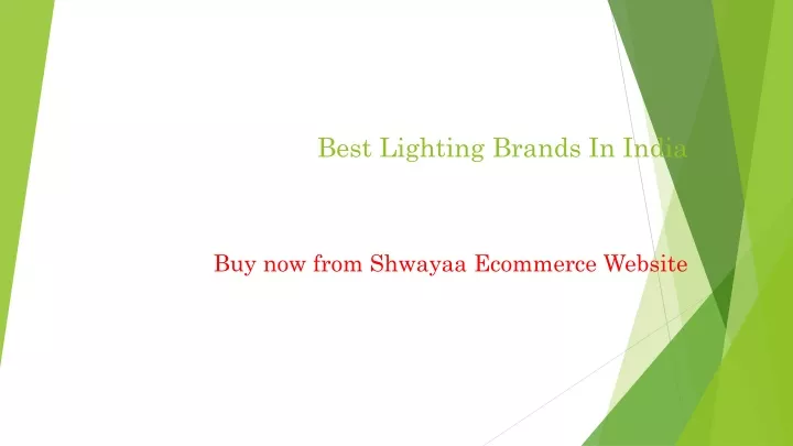 best lighting brands in india