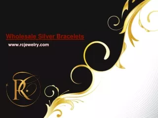 Elegant Wholesale Silver Bracelets Collection - www.rcjewelry.com