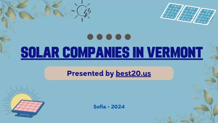 solar companies in vermont presented by best20 us