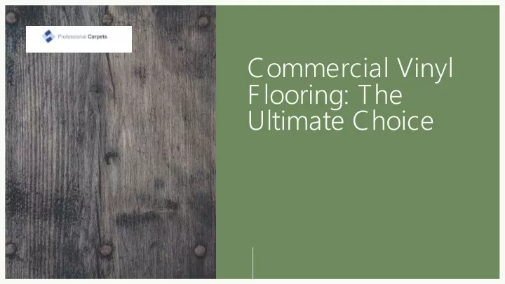 commercial vinyl flooring the ultimate choice