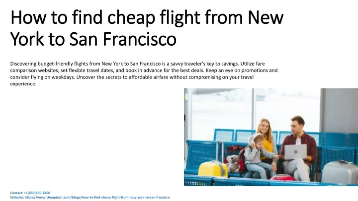 how to find cheap flight from new york to san francisco