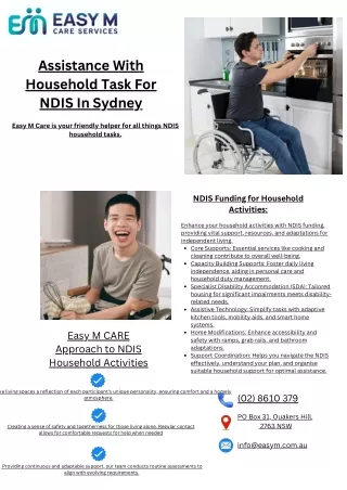 EASY M CARE SERVICES