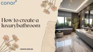 How to create a luxurybathroom (1)