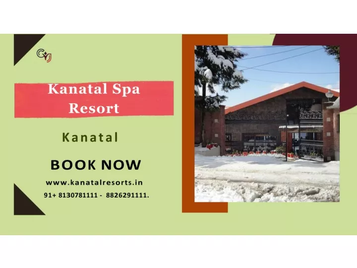 PPT - Luxury resort in Kanatal | Kanatal Spa Resort PowerPoint ...