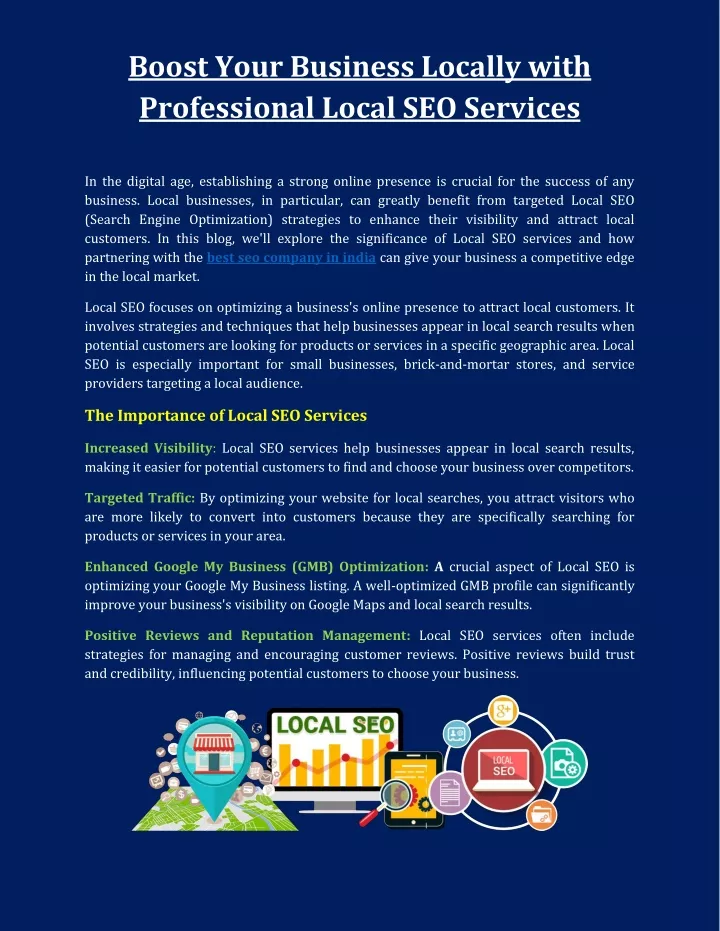 boost your business locally with professional