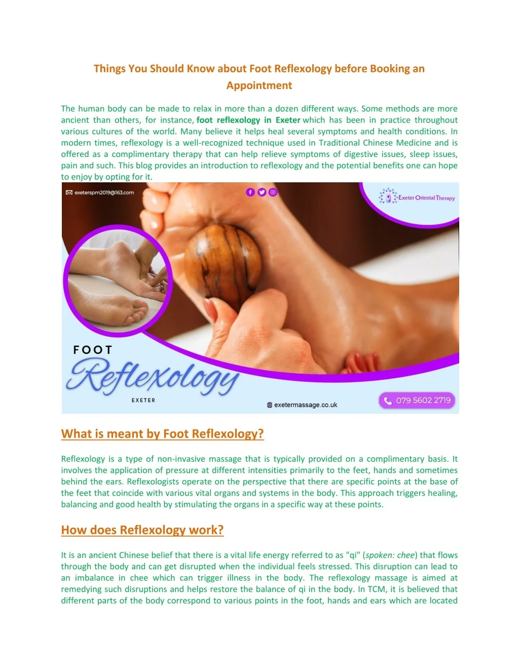 PPT - Things You Should Know about Foot Reflexology before Booking an ...