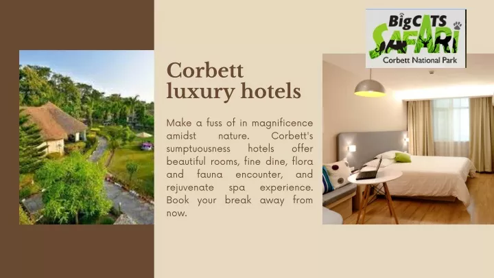 corbett luxury hotels