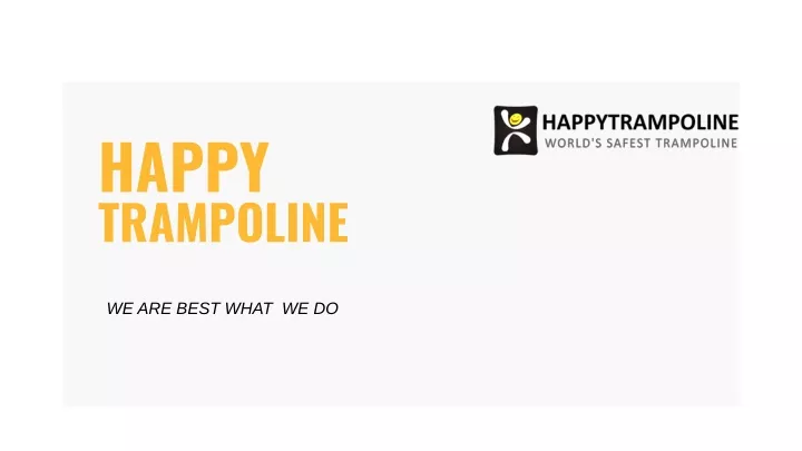 happy trampoline