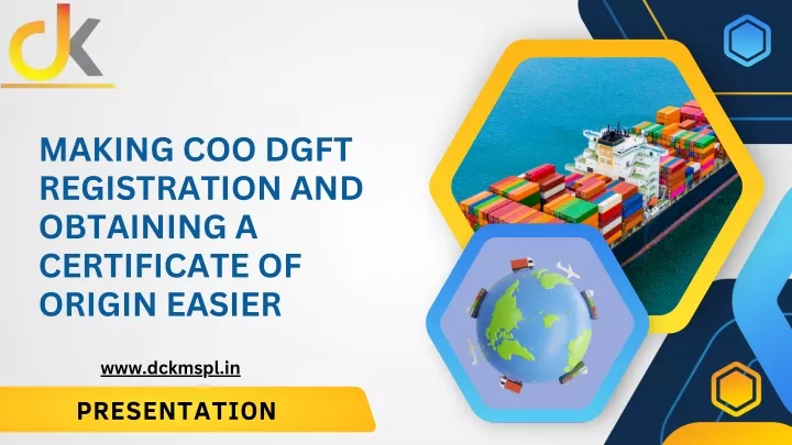 making coo dgft registration and obtaining