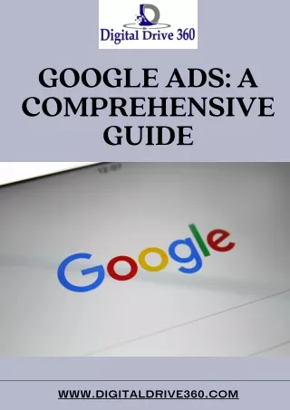 Google Ads A Comprehensive Guide