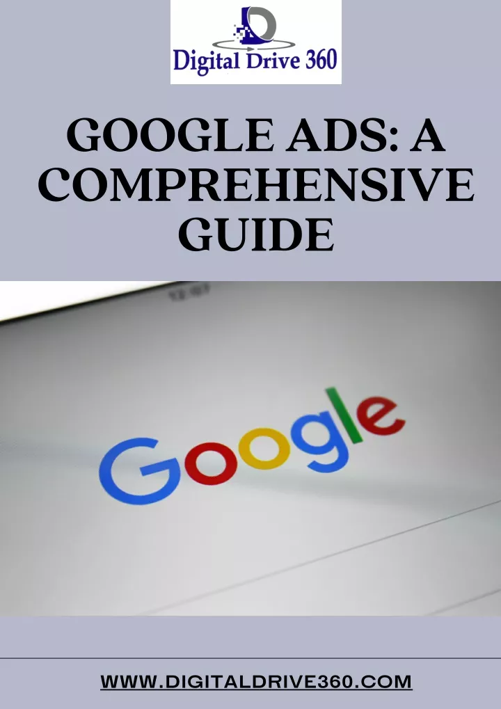 google ads a comprehensive guide