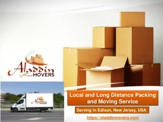 Seamless Long-Distance Moves with Aladdin Movers in Edison