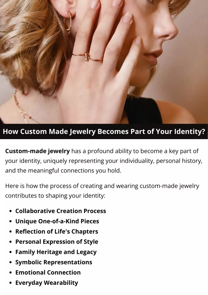 how custom made jewelry becomes part of your