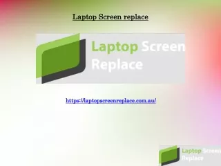 laptop screen replace