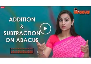 Abacus Tutorials | Lesson - Addition and Subtraction on Abacus Tool | Abacus Onl
