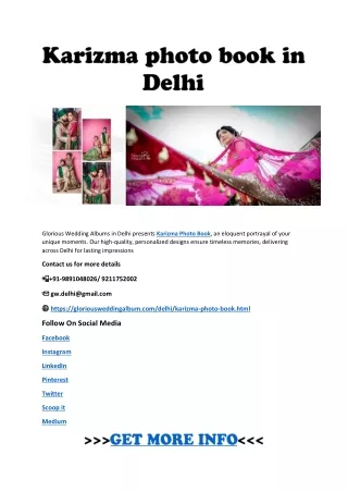 Karizma photo book in Delhi