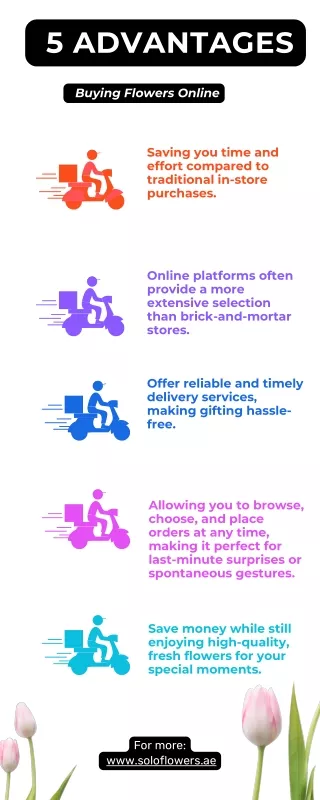 5 Advantages of Buying Flowers Online in 2024