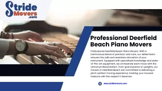 Professional Deerfield Beach Piano Movers