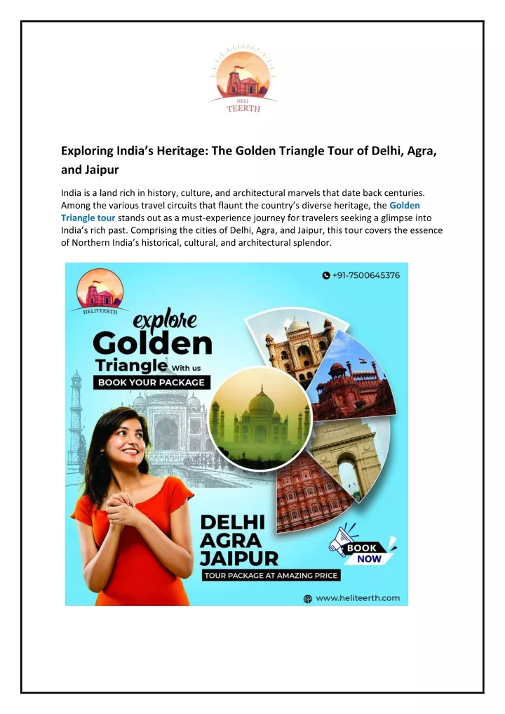 exploring india s heritage the golden triangle