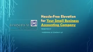 Hassle-Free Elevation for Your Small Business Accounting Company