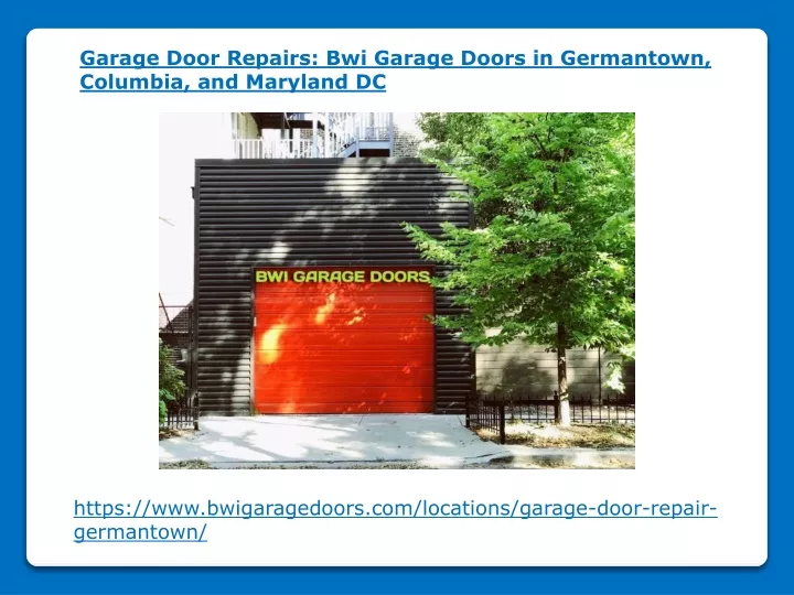 garage door repairs bwi garage doors