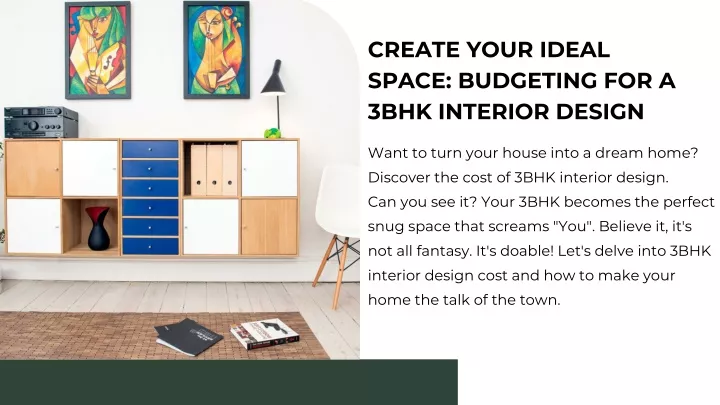 create your ideal space budgeting for a 3bhk inte