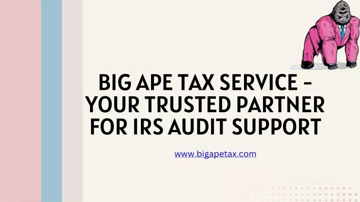 big ape tax service your trusted partner