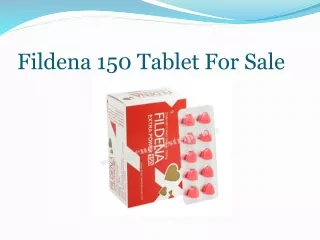 Fildena 150 Tablet For Sale