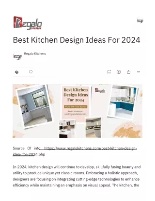 best kitchen design ideas for 2024