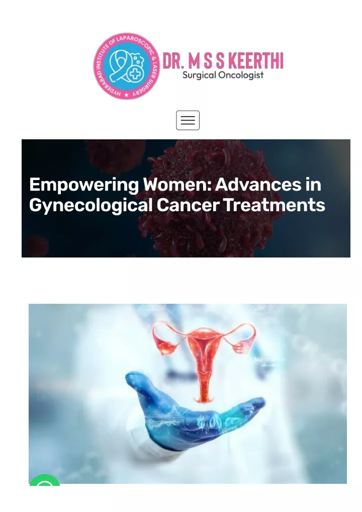 empowering women advances in gynecological cancer