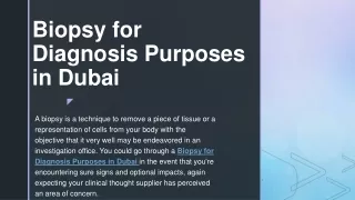 Biopsy for Diagnosis Purposes in Dubai 2