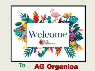 AG Organica The Ultimate Private Label Cosmetic Manufacturer