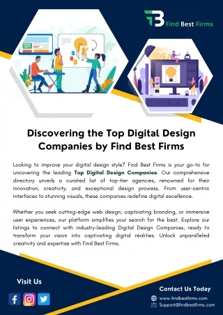 Discovering the Top Digital Design Companies by Find Best Firms