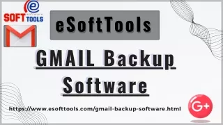 eSoftTools-GMAIL-Backup-Software