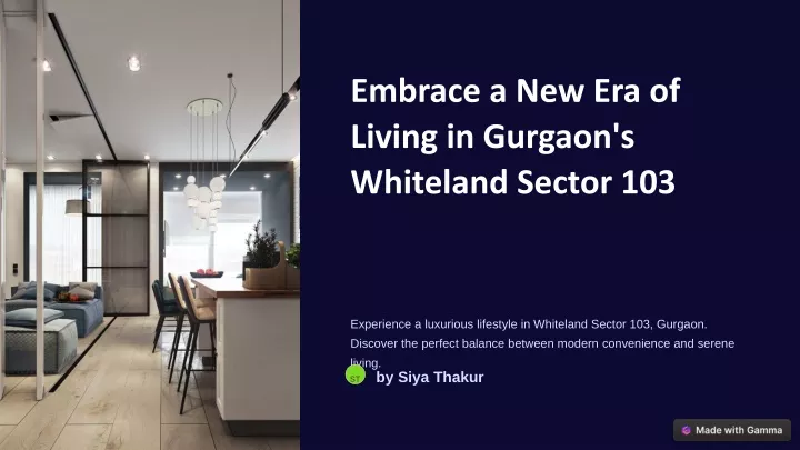 embrace a new era of living in gurgaon