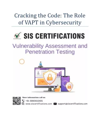 cracking the code the role of vapt