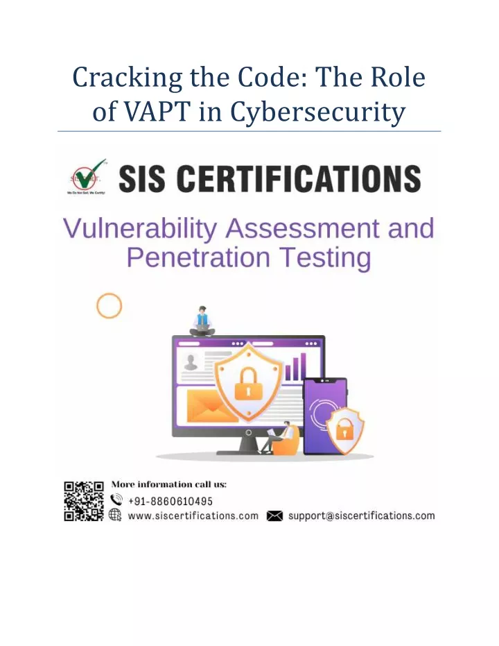 cracking the code the role of vapt