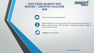 Test Strip Market Size Report | Growth Analysis 2030