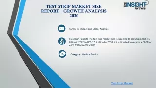 test strip market size report growth analysis 2030