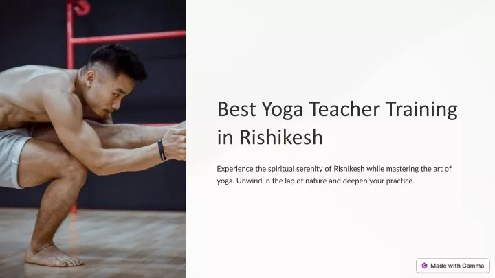 best yoga teacher training in rishikesh
