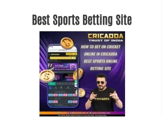 Online Cricket In Cricadda - Best Sports Betting Site