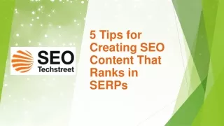 5 Tips for Creating SEO Content That Ranks in SERPs